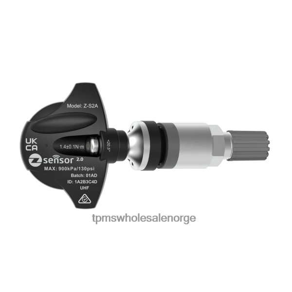 Dekktrykksensorer - holden oe erstatning tpms sensor - oe p/n 13598771 frekv 315mhz 8H662J257 metallventilstamme - sølv